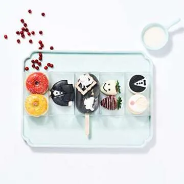 JCXGRVC 100PCS 3.7 x 2.2 x 1.5 inches Cakesicle Boxes, Rice Krispies Treat Boxes, Popsicle Boxes, Clear Ice Cream Shaped Favor Gift Boxes for Birthday Party Anniversary Favors