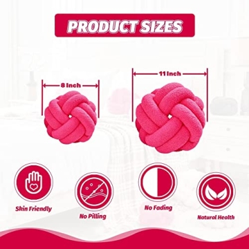 Uvvyui Knot Pillow - Vibrant Soft Plush Decor