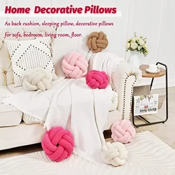Uvvyui Knot Pillow - Vibrant Soft Plush Decor