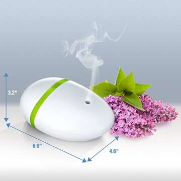Essential Oil Diffuser Riverock for Aromatherapy and Relaxation