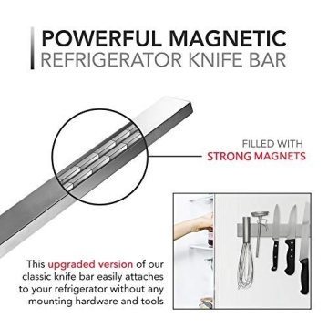 Premium Magnetic Knife Holder for Fridge Easy Install