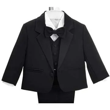 Dressy Daisy Toddler Boy Tuxedo Suit Set for Special Occasions