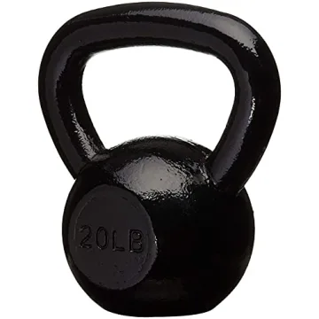 20-Pound Cast Iron Kettlebell for Strength Training