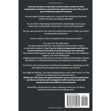 How to Stop Being Toxic and Build Healthy Relationships: Become Self-Aware, Stop Hurting Others, Qui...