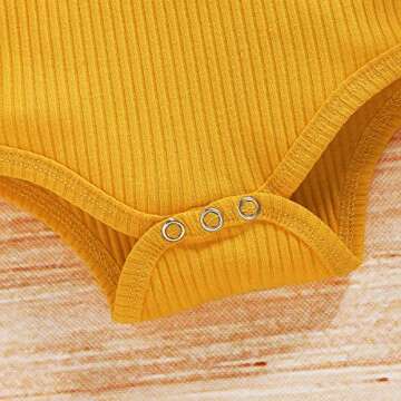 fhutpw Baby Girl Summer Set with Headband - Stylish & Comfy