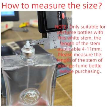 MUB Perfume Refill Pump Tools, Perfume Dispenser with Adapter Tools for Perfumes Transfer to empty b...