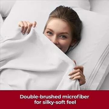 Mellanni California King Flat Sheet - Soft, Cooling Luxury