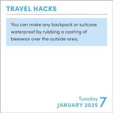 Travel Hacks 2025 Day-to-Day Calendar: Tips, Tricks, and Insider Insight to Make Your Trip a Lot More Awesome