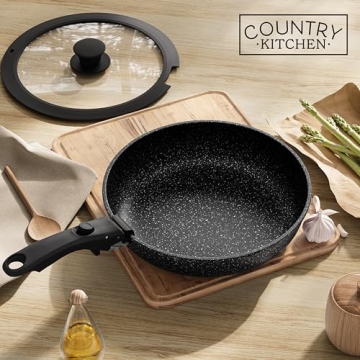 Versatile Country Kitchen Cookware Set with Removable Handles
