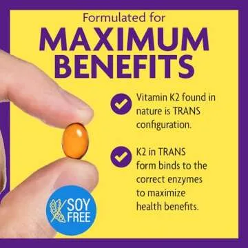 InnovixLabs Full Spectrum Vitamin K2-90 Softgels with 600 mcg of Trans Form MK7 and MK4 - Supports General Health and Bone Strength - Soy and Gluten Free K2 Vitamin Supplement
