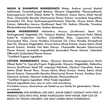 SheaMoisture Baby Gift Set Oat Milk & Rice Water Hypoallergenic