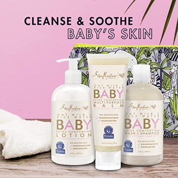 SheaMoisture Baby Gift Set Oat Milk & Rice Water Hypoallergenic