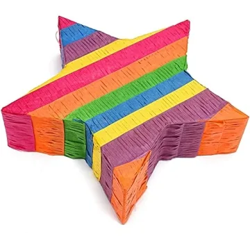 BLUE PANDA Rainbow Star Piñata for Fun Celebrations