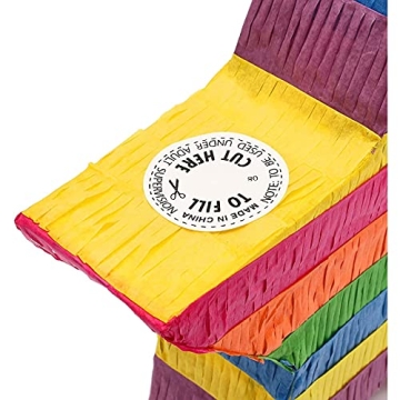 BLUE PANDA Rainbow Star Piñata for Fun Celebrations