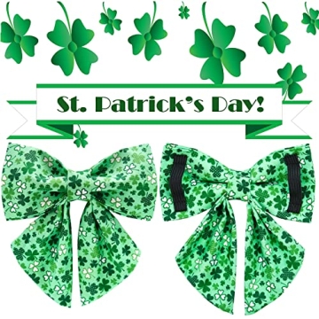 Stylish UP URARA PUP St. Patrick's Dog Collar with Bowtie