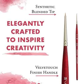 Princeton Velvetouch Spotter Paint Brush 18/0 for Detail