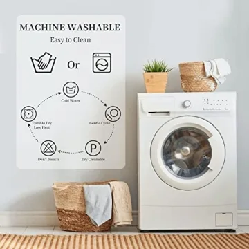 Elegant Blue and White Round Tablecloth for Gatherings