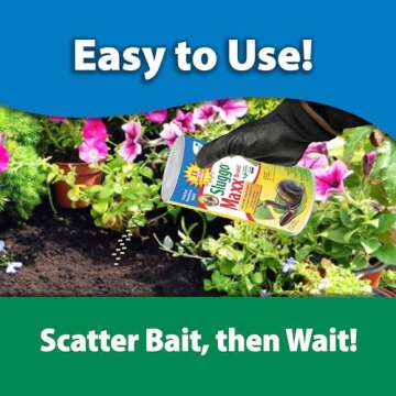 Monterey - Sluggo Maxx - Organic Gardening Slug and Snail Killer for Garden - Pet and Wildlife Friendly Iron Phosphate - 1 Pound