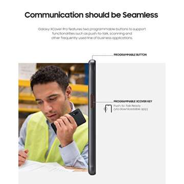 Samsung Galaxy XCover6 Pro Rugged Unlocked - 64GB - Black