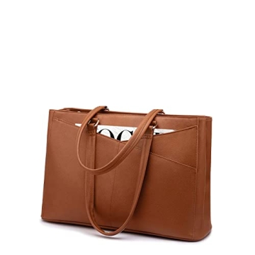 Stylish 15.6 Inch Waterproof Laptop Tote Bag for Women