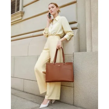 Waterproof Laptop Tote Bag for Women - 15.6 Inch