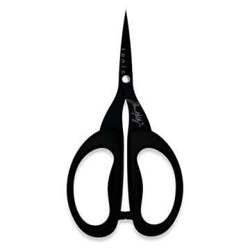 Tim Holtz Small Scissors - 5 Inch Mini Snips with Micro Serrated Blade - Craft Tool for Cutting Pape...