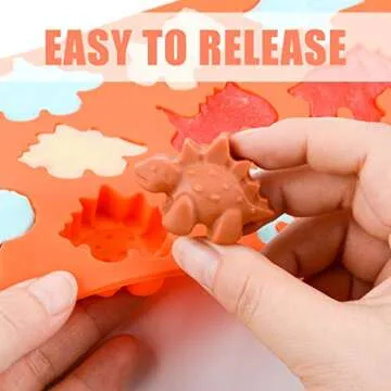 Unique Dinosaur Silicone Candy Molds Set for Kids