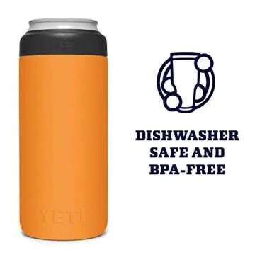 ETI Rambler 12 oz. Colster Slim Can Insulator for the Slim Hard Seltzer Cans, King Crab,1 Count (Pack of 1)