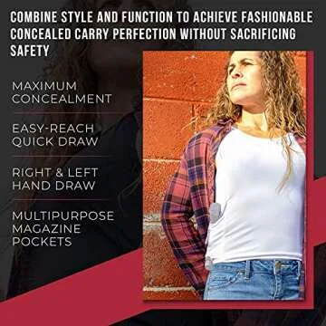 Stylish Concealed Carry Tank Top for Women
