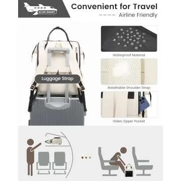 LOVEVOOK 17 Inch Laptop Backpack for Women - Stylish & Functional