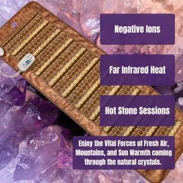 ThermoGem Infrared Heat Pad with Natural Gemstones