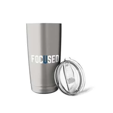 FOCUSED - Stay FOCUSED on U Stainless Steel Insulated Tumbler