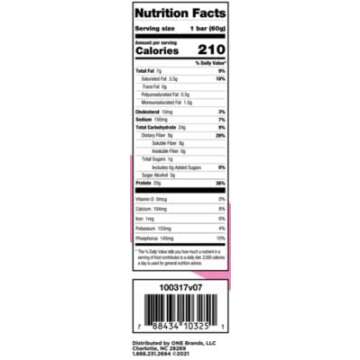 ONE Protein Bars, Rocky Road Flavor - High Protein, Low Sugar, Gluten-Free Snack, 12 Count
