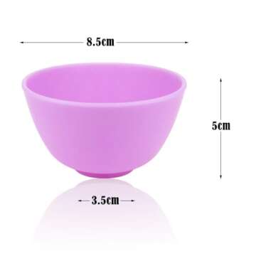 Colorful 10 PCS Silicone Mixing Bowls for All Uses