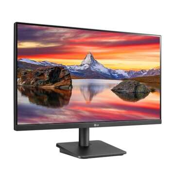 LG 24 Inch FHD IPS Monitor with FreeSync & Borderless Design