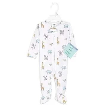 aden + anais Baby Comfort Knit Footie One Piece – Onesie Footie Pajamas for Babies – Newborn & I...