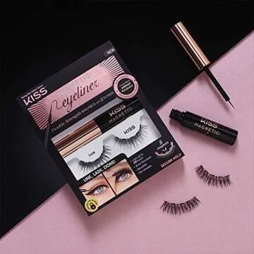KISS Magnetic Eyeliner & Lash Kit for Effortless Glam