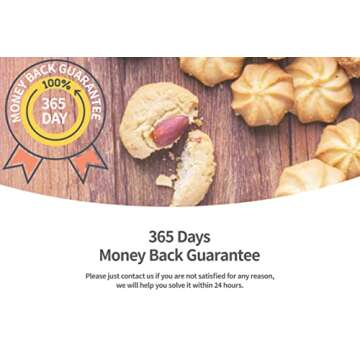 Amazqi Nonstick Baking Sheet Set - Heavy Duty 3 Pieces