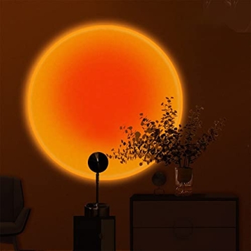 Ronly Sunset Lamp Projection Light,4 Colors Switchable with 360 Degree Rotation,Night Light,Sunset L...