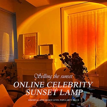 Ronly Sunset Lamp - 4 Colors with 360 Rotation Light