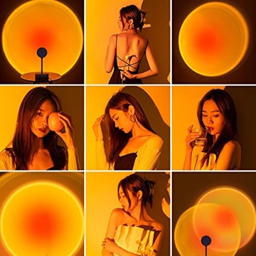 Ronly Sunset Lamp - 4 Colors with 360 Rotation Light