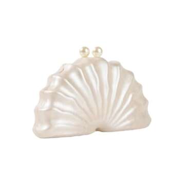 Luxury Shell Shaped Acrylic Clutch for Women