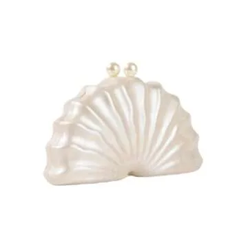 Luxury Shell Shaped Acrylic Clutch for Women