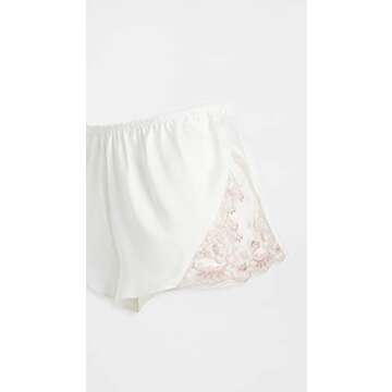 Flora Nikrooz Women's Rosa Cami & Shorts Set, Ivory, White, Off White, L