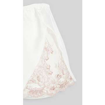 Flora Nikrooz Women's Rosa Cami & Shorts Set, Ivory, White, Off White, L