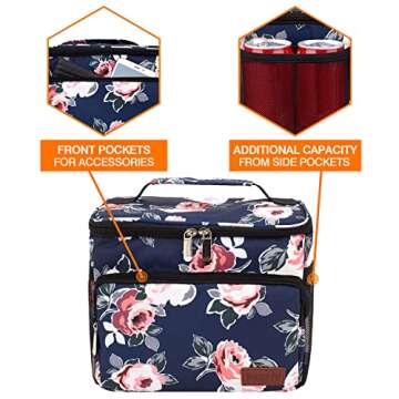Venture Pal Insulated Lunch Bags - Large Leakproof Cooler