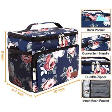 Venture Pal Insulated Lunch Bags - Large Leakproof Cooler