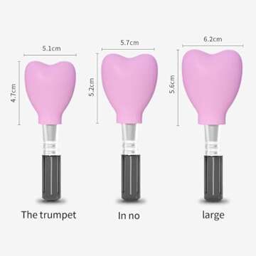 Premium Makeup Brush Covers - Reusable Silicone Protectors | 3pcs Pink