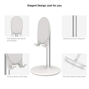 Adjustable Phone Stand for All Devices Up to 12.9 Inches