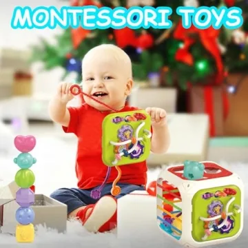 Montessori 7 in 1 Toys for 1 Year Olds - Educational Fun